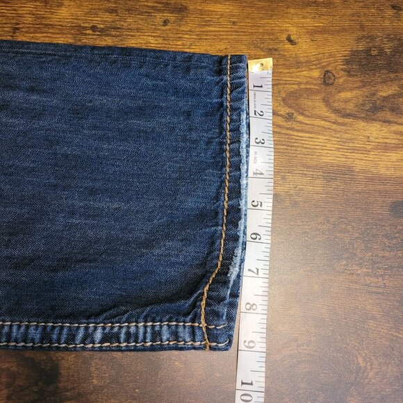 Silver Jeans Tag 36x34 Measures 38x35 Nash Heritage Straight Thick Stitch - Picture 10 of 10